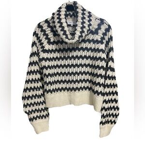 John+Jen Gangnam check Cal neck sweater size small